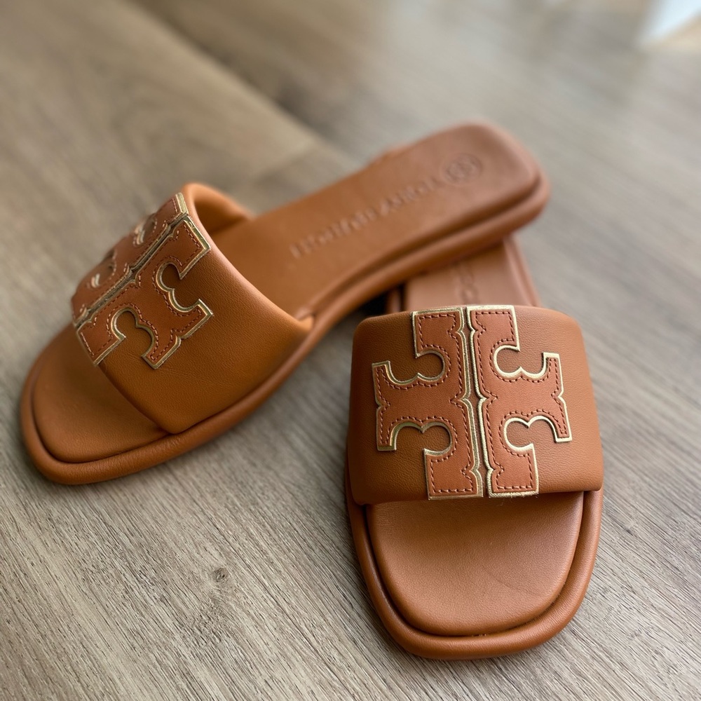TORY BURCH Double T Sport Slide Sandal